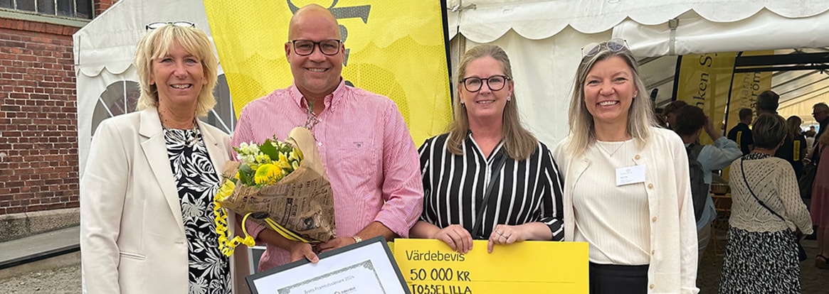 Framtidssäkrarpriset delas ut av bankens vd